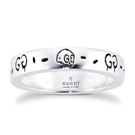 silver gucci ring women's|Gucci diamond ring.